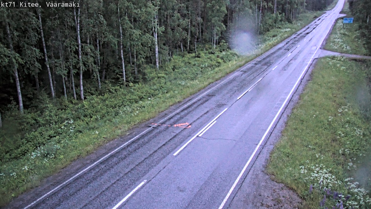 Kelikamerat Kuva Tie 71 Kitee, Väärämäki, Kitee, Pohjois-Karjala