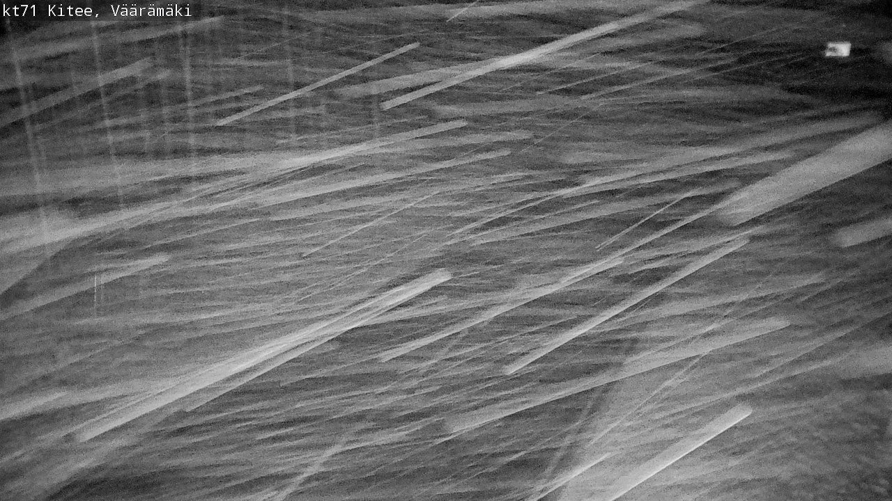 Weather Camera Image Väg 71 Väärämäki, Kitee, Pohjois-Karjala