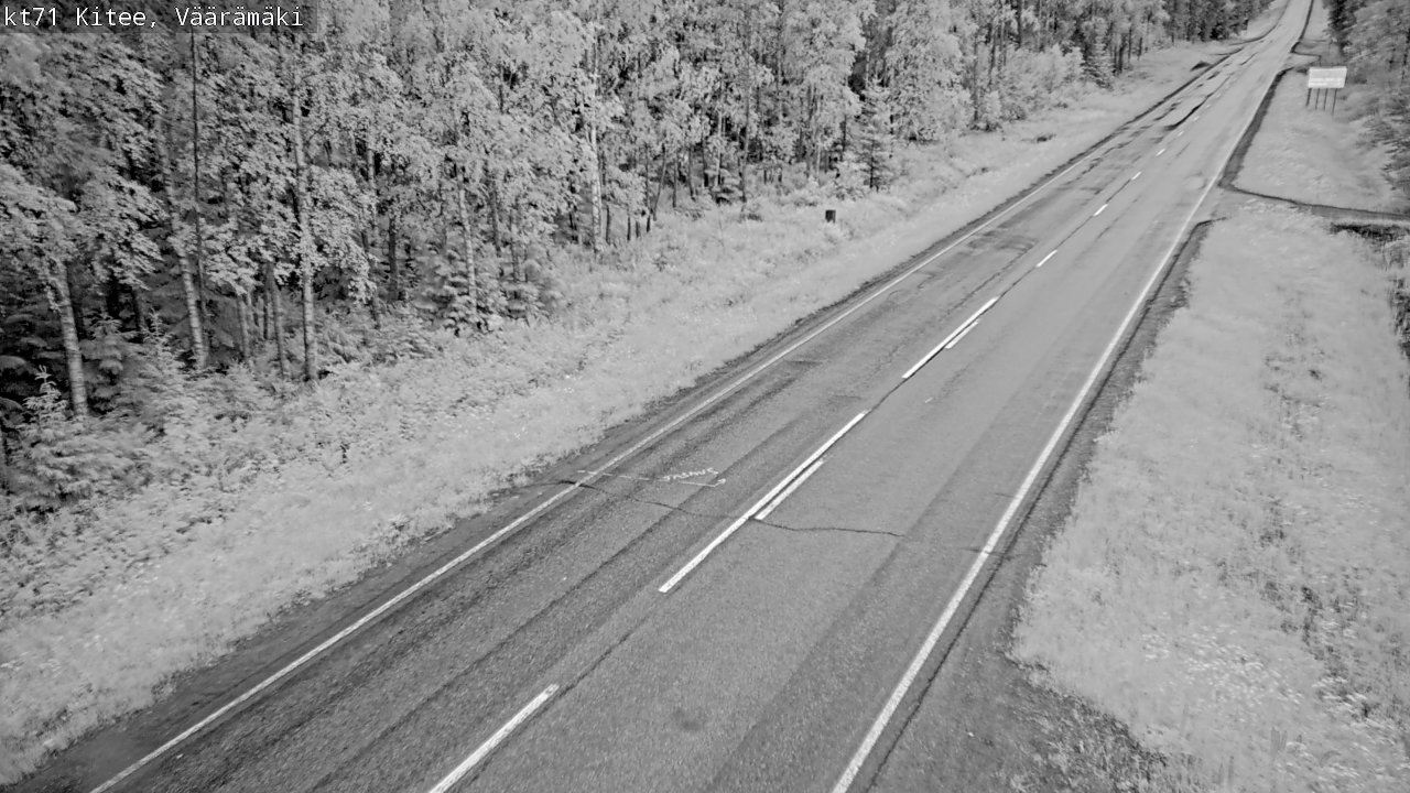 Kelikamerat Kuva Tie 71 Kitee, Väärämäki, Kitee, Pohjois-Karjala