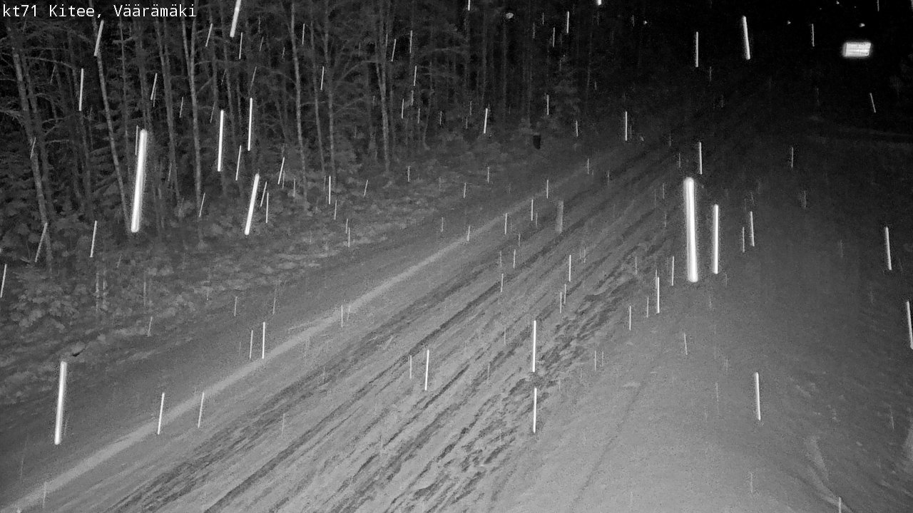 Kelikamerat Kuva Tie 71 Kitee, Väärämäki, Kitee, Pohjois-Karjala