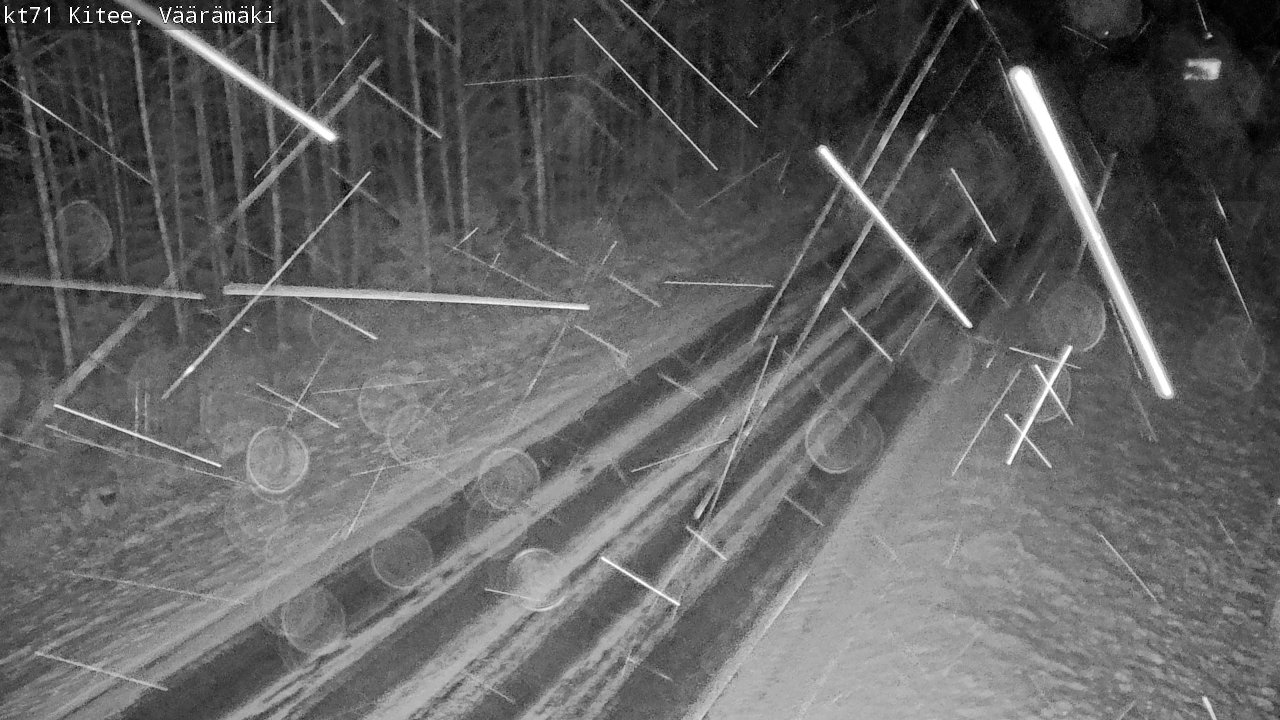 Weather Camera Image Väg 71 Väärämäki, Kitee, Pohjois-Karjala