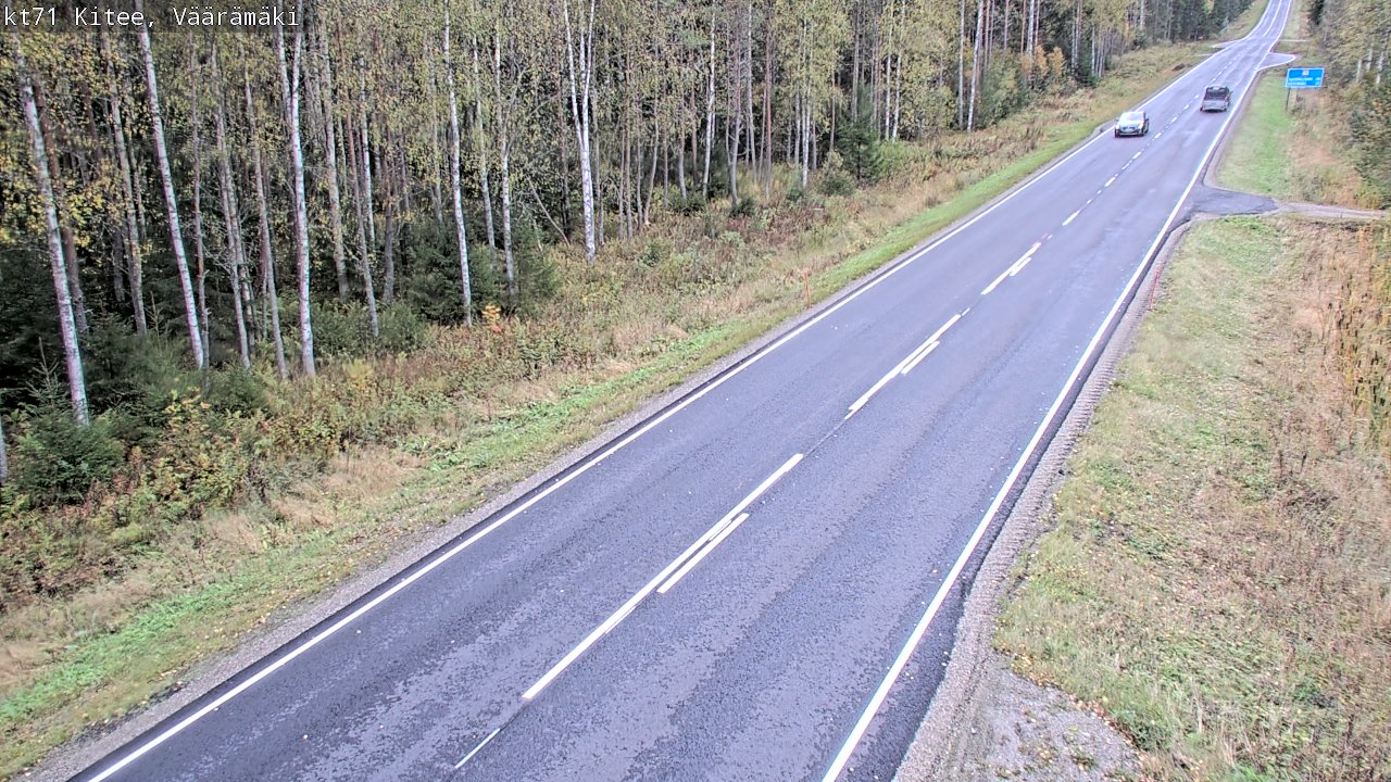 Kelikamerat Kuva Tie 71 Kitee, Väärämäki, Kitee, Pohjois-Karjala