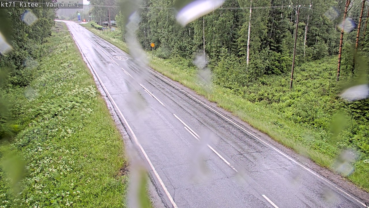 Kelikamerat Kuva Tie 71 Kitee, Väärämäki, Kitee, Pohjois-Karjala