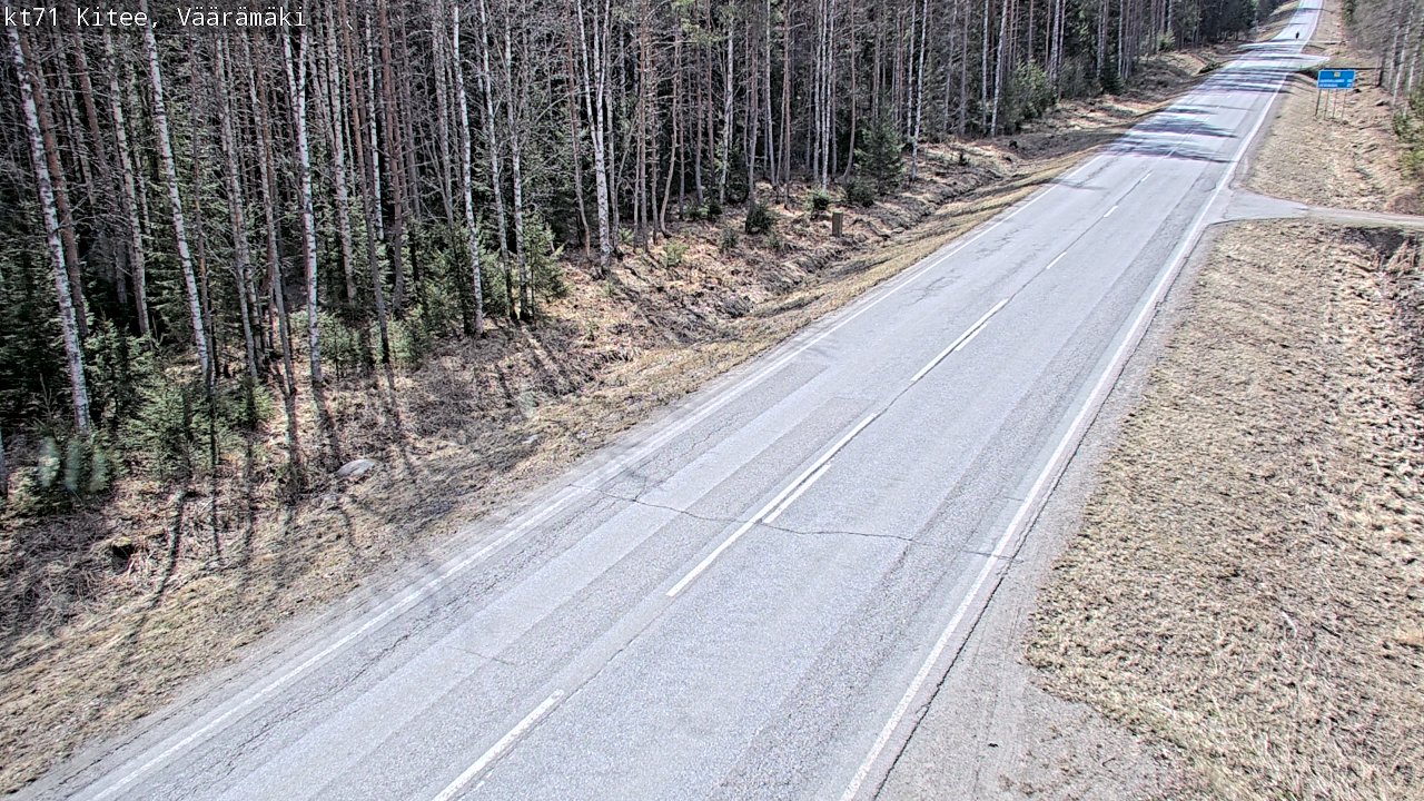 Kelikamerat Kuva Tie 71 Kitee, Väärämäki, Kitee, Pohjois-Karjala