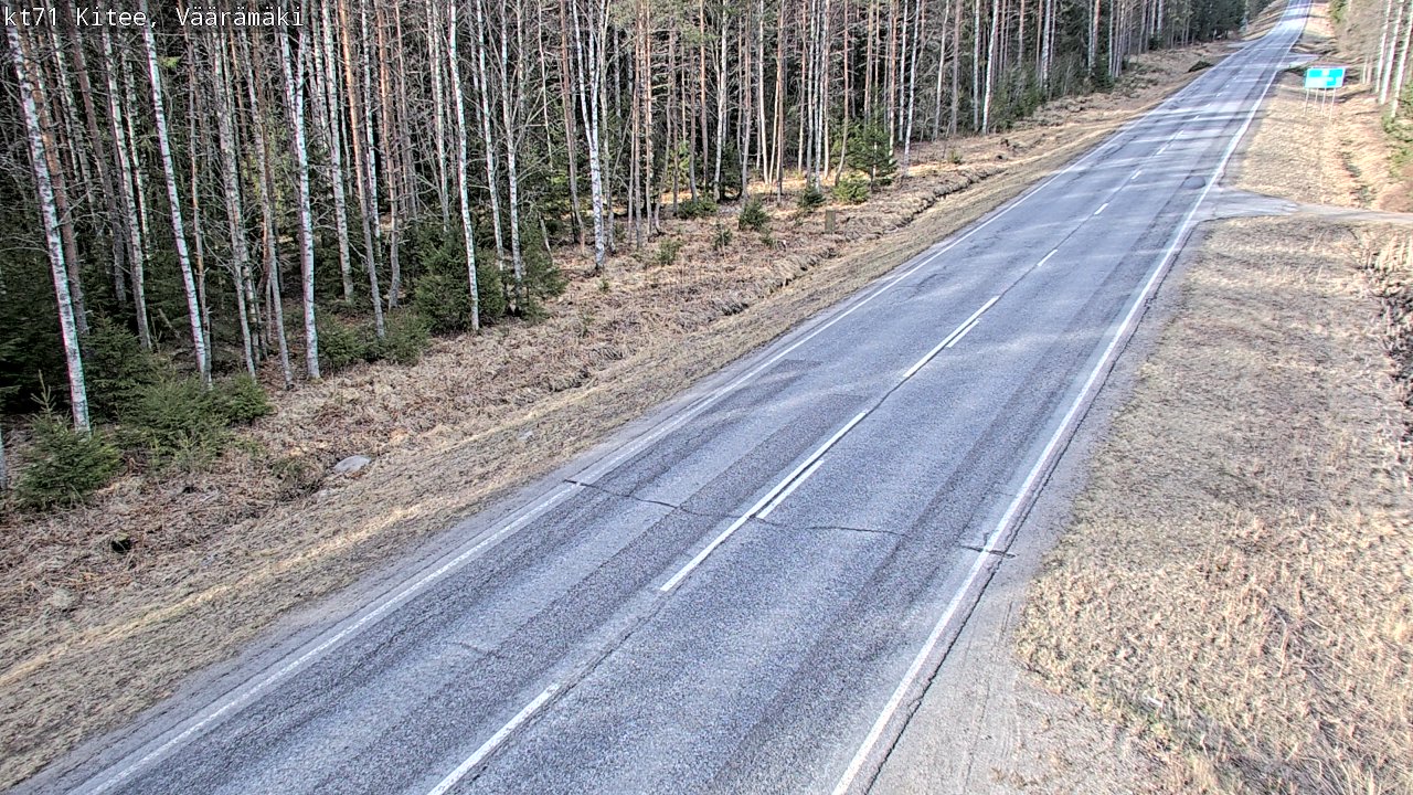 Kelikamerat Kuva Tie 71 Kitee, Väärämäki, Kitee, Pohjois-Karjala