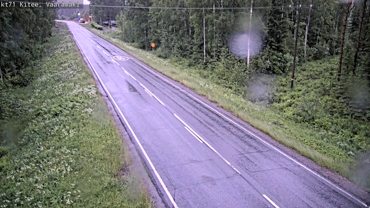 Kelikamerat Kuva Tie 71 Kitee, Väärämäki, Kitee, Pohjois-Karjala