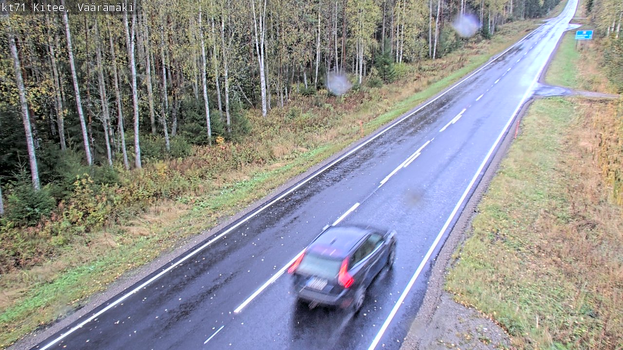Weather Camera Image Road 71 Väärämäki, Kitee, Pohjois-Karjala