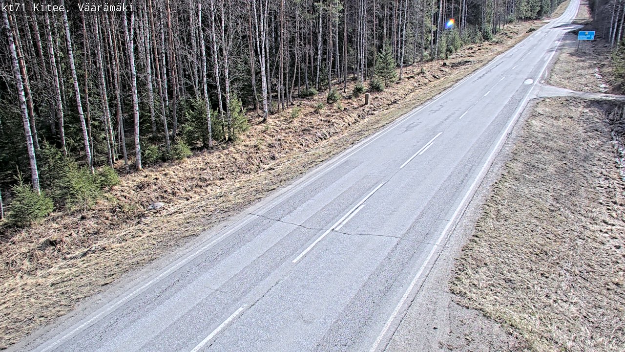 Kelikamerat Kuva Tie 71 Kitee, Väärämäki, Kitee, Pohjois-Karjala