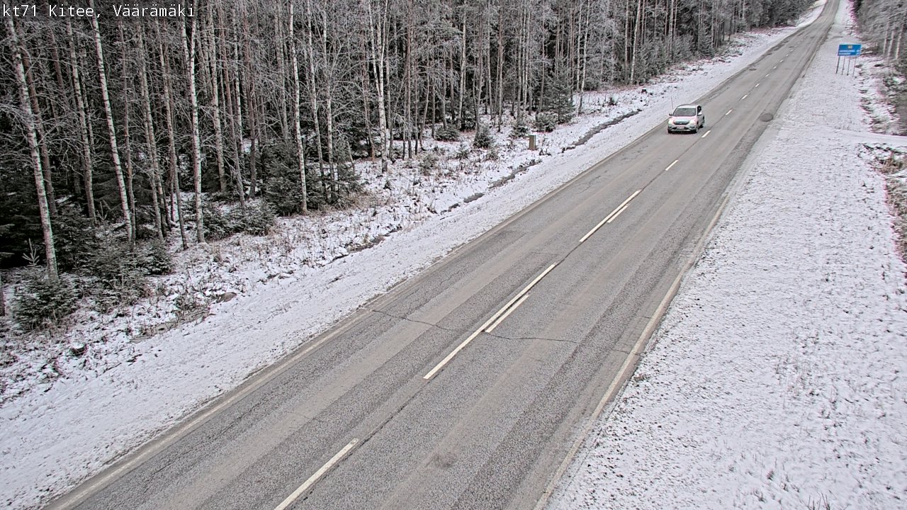 Kelikamerat Kuva Tie 71 Kitee, Väärämäki, Kitee, Pohjois-Karjala