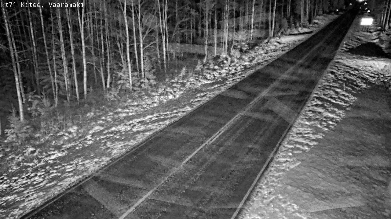 Weather Camera Image Väg 71 Väärämäki, Kitee, Pohjois-Karjala