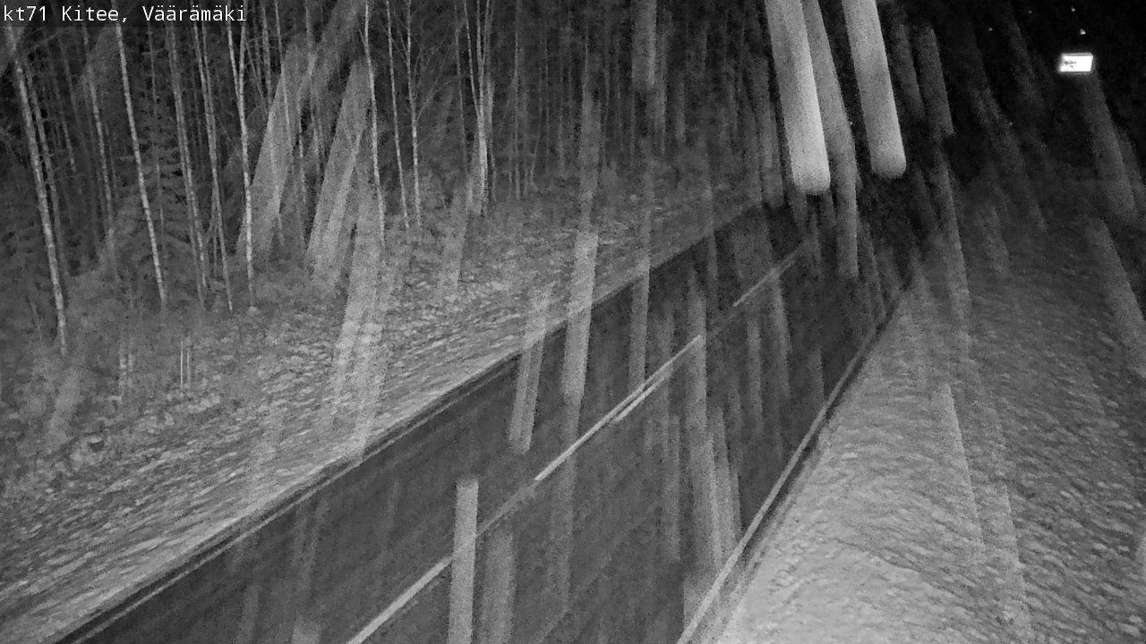 Weather Camera Image Väg 71 Väärämäki, Kitee, Pohjois-Karjala