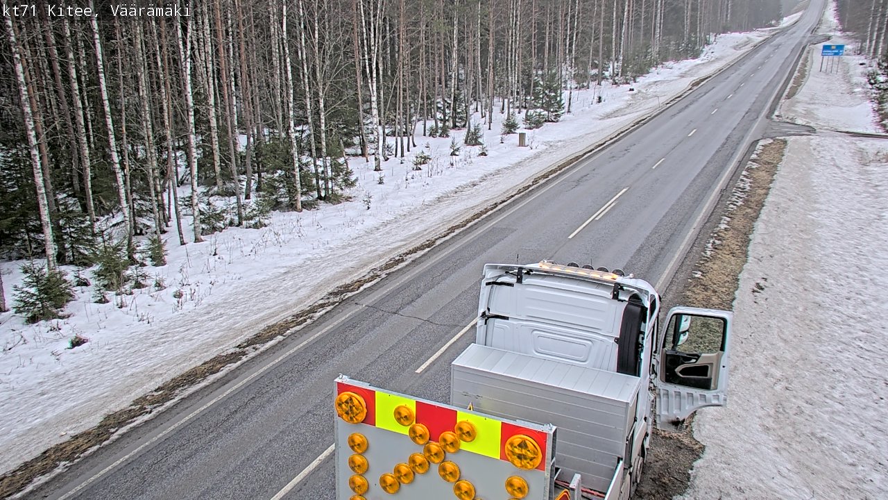 Weather Camera Image Road 71 Väärämäki, Kitee, Pohjois-Karjala