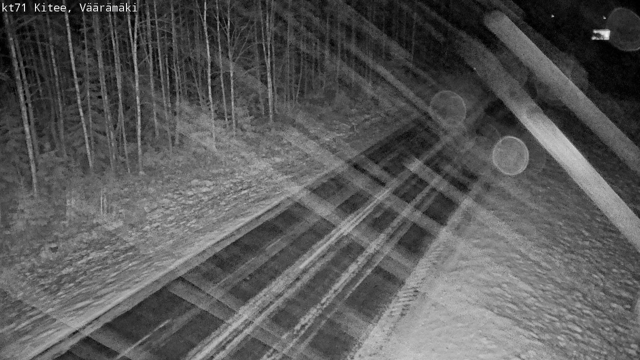 Weather Camera Image Väg 71 Väärämäki, Kitee, Pohjois-Karjala