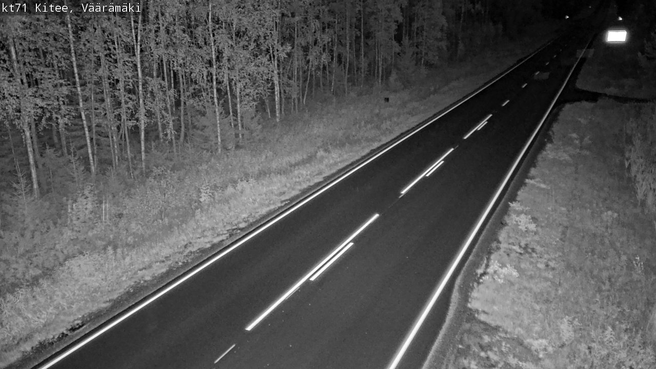 Kelikamerat Kuva Tie 71 Kitee, Väärämäki, Kitee, Pohjois-Karjala