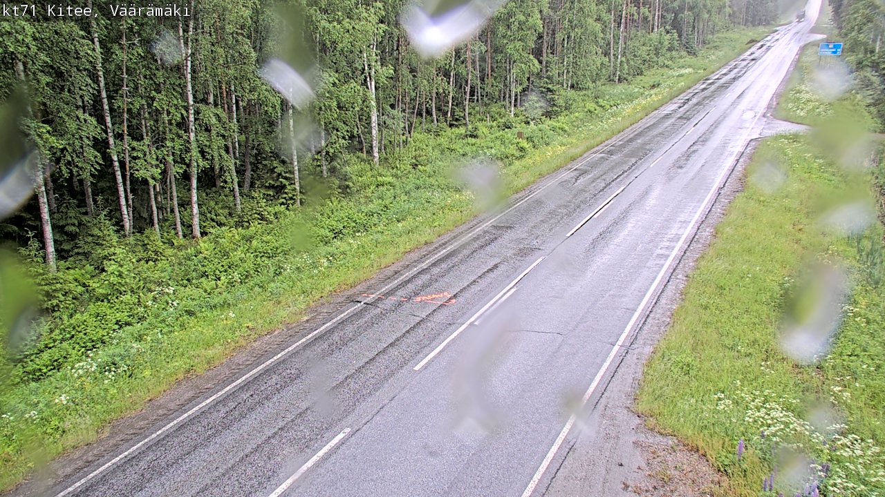 Kelikamerat Kuva Tie 71 Kitee, Väärämäki, Kitee, Pohjois-Karjala