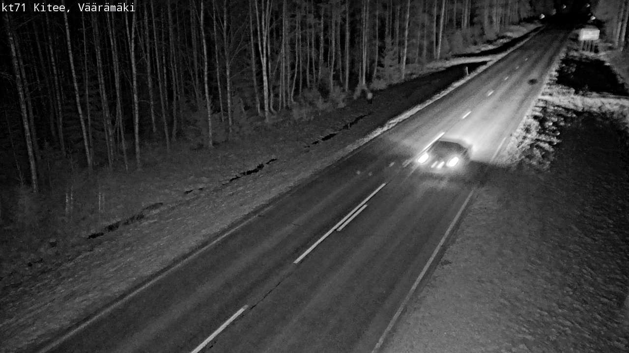 Kelikamerat Kuva Tie 71 Kitee, Väärämäki, Kitee, Pohjois-Karjala