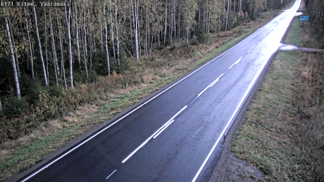 Kelikamerat Kuva Tie 71 Kitee, Väärämäki, Kitee, Pohjois-Karjala