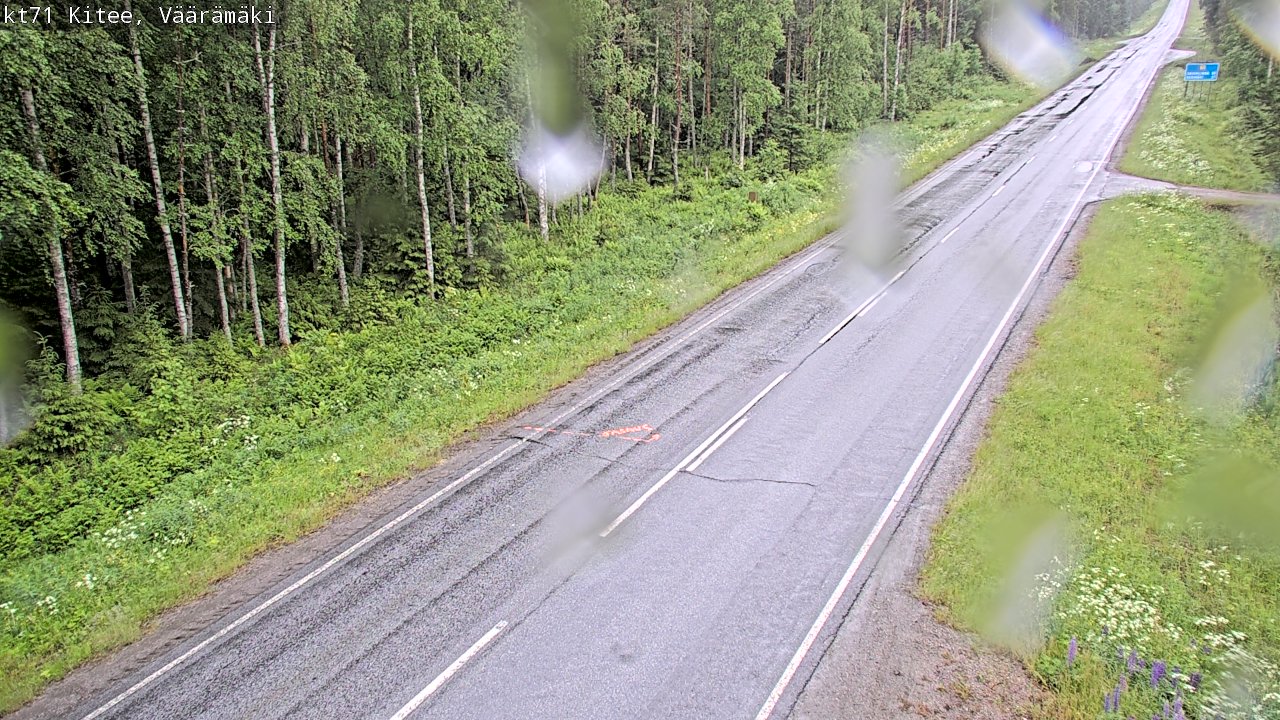 Kelikamerat Kuva Tie 71 Kitee, Väärämäki, Kitee, Pohjois-Karjala