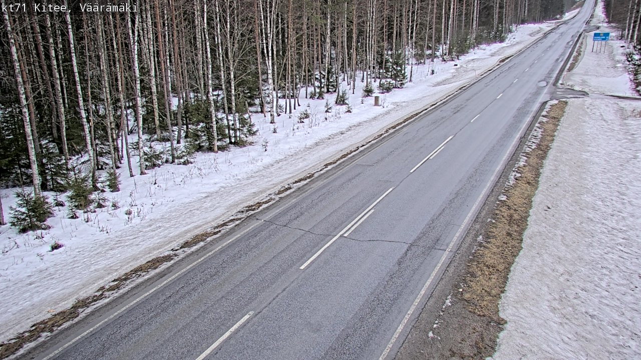 Kelikamerat Kuva Tie 71 Kitee, Väärämäki, Kitee, Pohjois-Karjala
