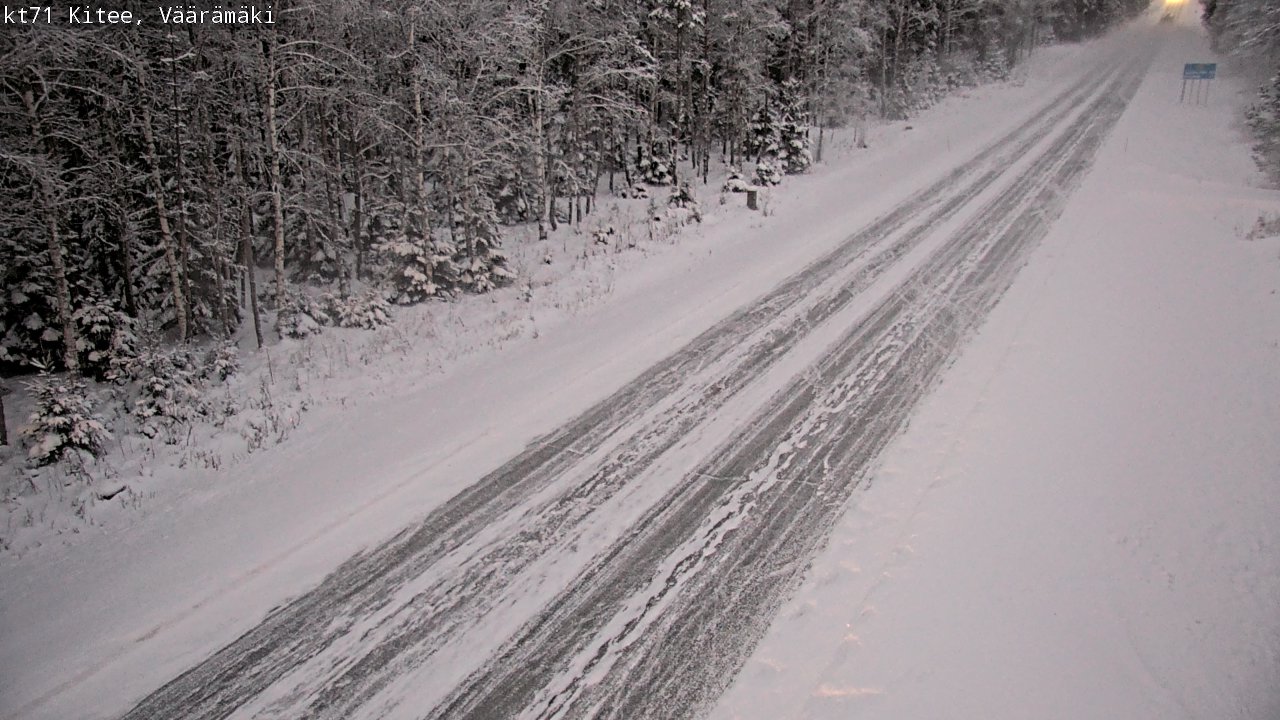 Kelikamerat Kuva Tie 71 Kitee, Väärämäki, Kitee, Pohjois-Karjala