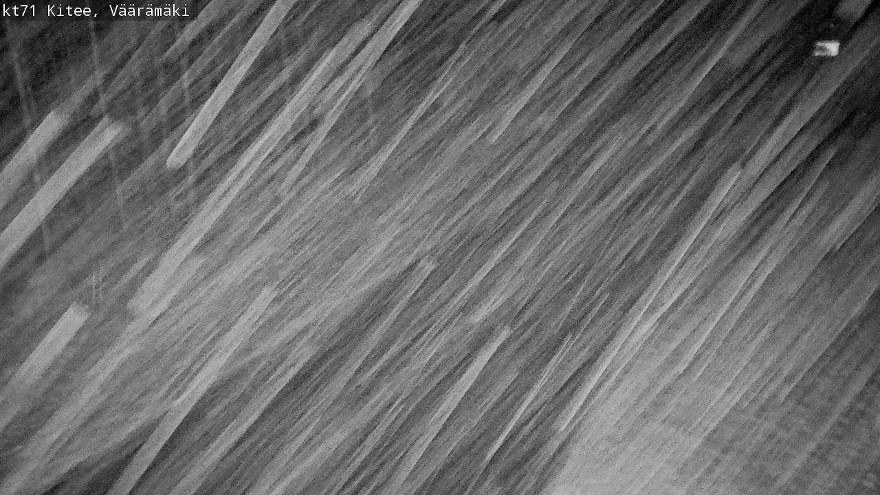 Weather Camera Image Väg 71 Väärämäki, Kitee, Pohjois-Karjala