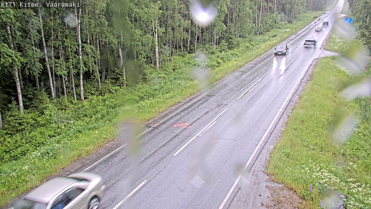 Kelikamerat Kuva Tie 71 Kitee, Väärämäki, Kitee, Pohjois-Karjala