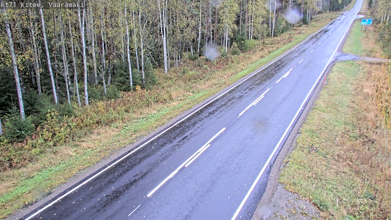 Weather Camera Image Road 71 Väärämäki, Kitee, Pohjois-Karjala