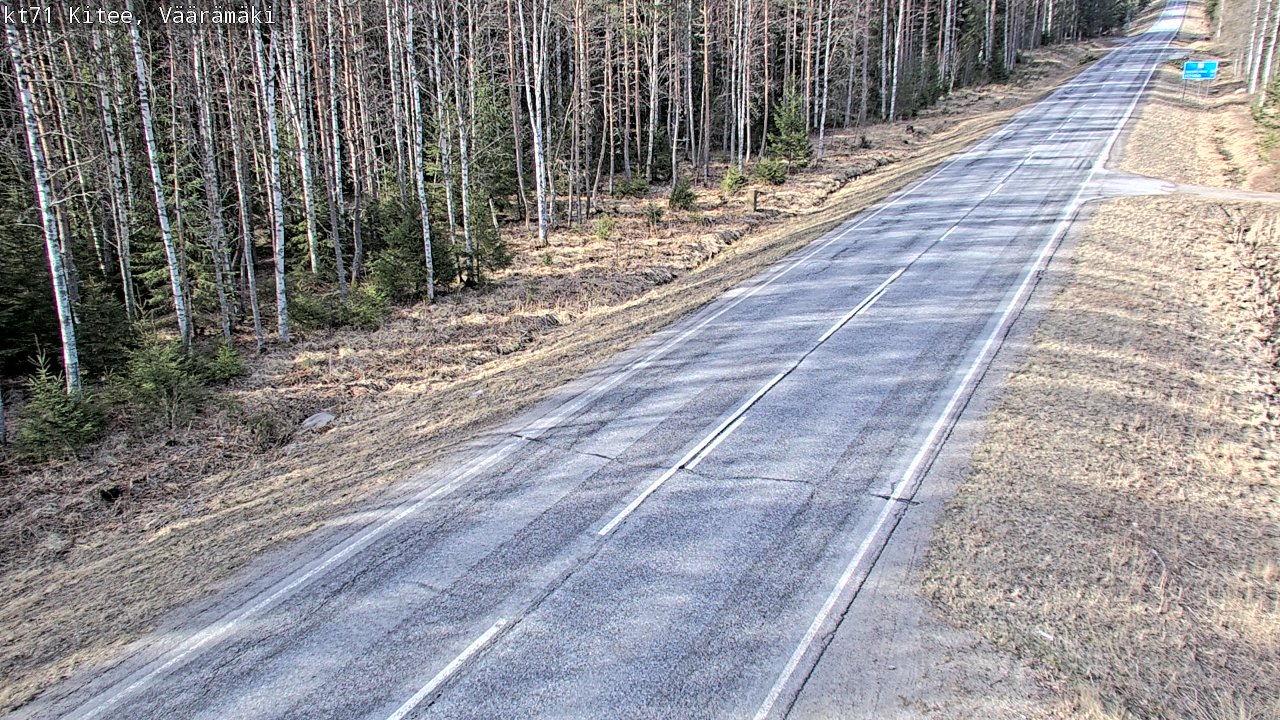 Kelikamerat Kuva Tie 71 Kitee, Väärämäki, Kitee, Pohjois-Karjala