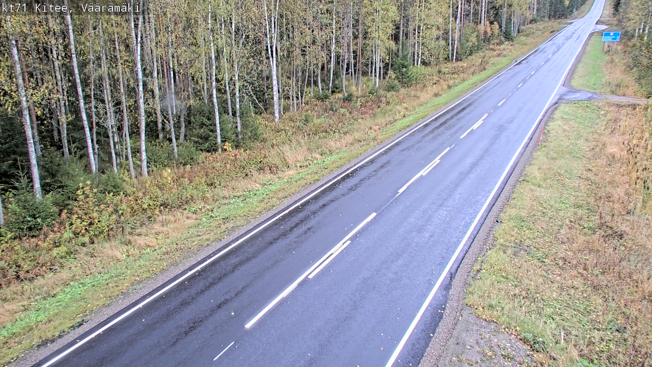Kelikamerat Kuva Tie 71 Kitee, Väärämäki, Kitee, Pohjois-Karjala