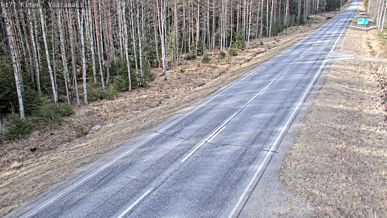 Kelikamerat Kuva Tie 71 Kitee, Väärämäki, Kitee, Pohjois-Karjala
