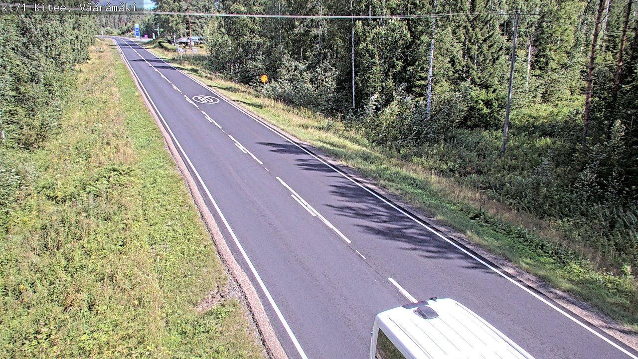 Kelikamerat Kuva Tie 71 Kitee, Väärämäki, Kitee, Pohjois-Karjala