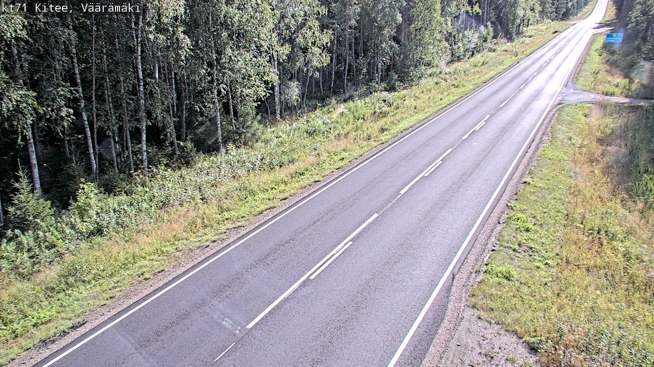 Kelikamerat Kuva Tie 71 Kitee, Väärämäki, Kitee, Pohjois-Karjala