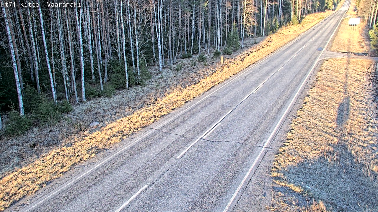Kelikamerat Kuva Tie 71 Kitee, Väärämäki, Kitee, Pohjois-Karjala
