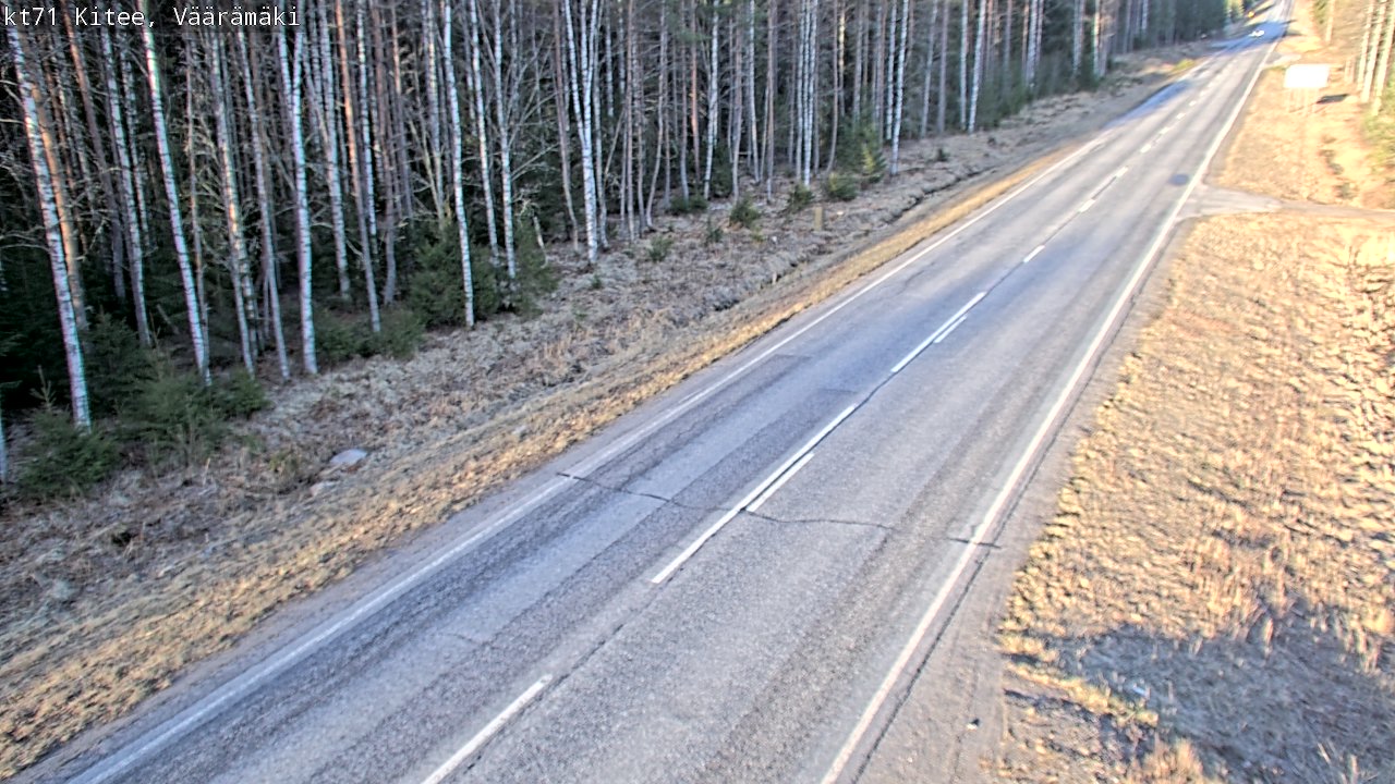 Kelikamerat Kuva Tie 71 Kitee, Väärämäki, Kitee, Pohjois-Karjala