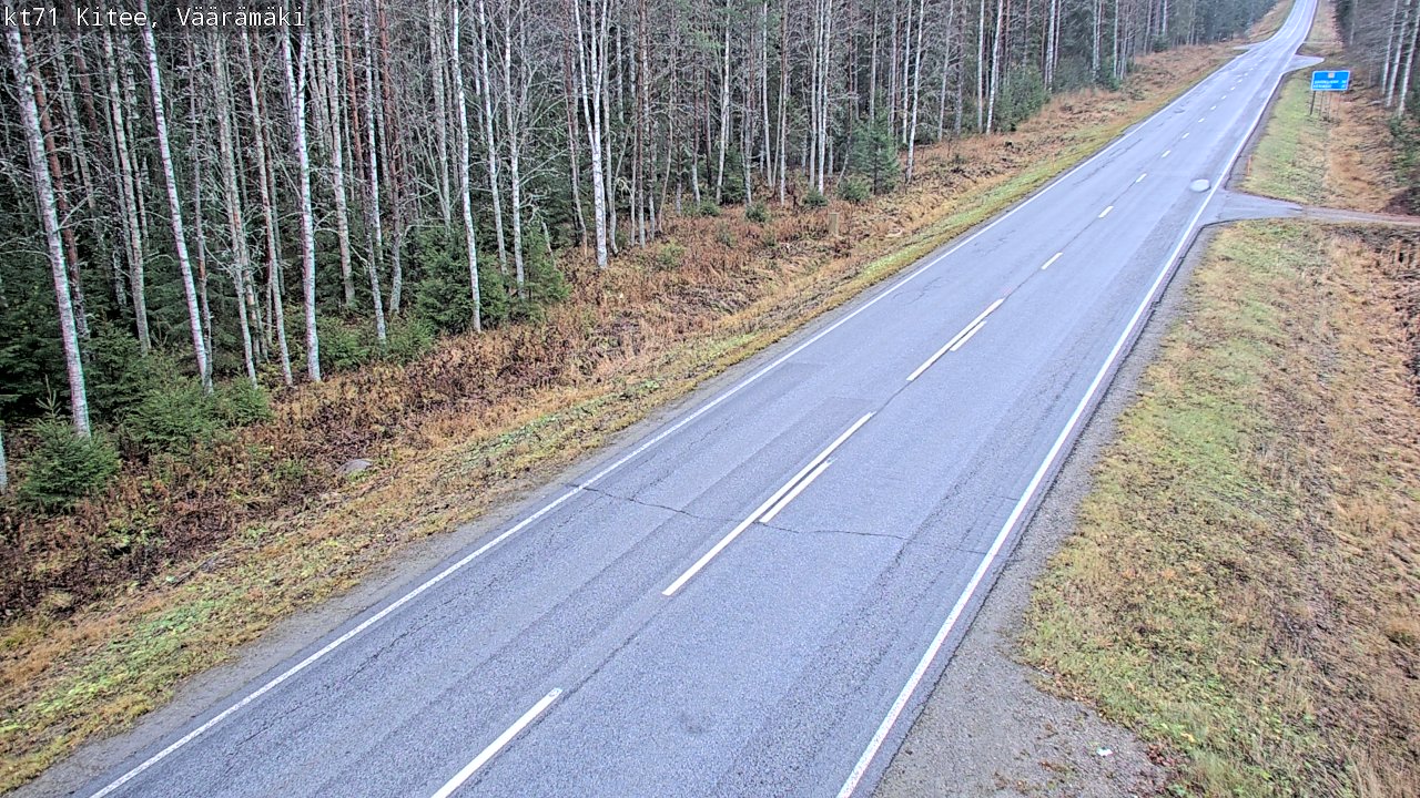 Kelikamerat Kuva Tie 71 Kitee, Väärämäki, Kitee, Pohjois-Karjala