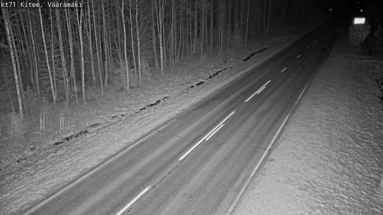 Kelikamerat Kuva Tie 71 Kitee, Väärämäki, Kitee, Pohjois-Karjala