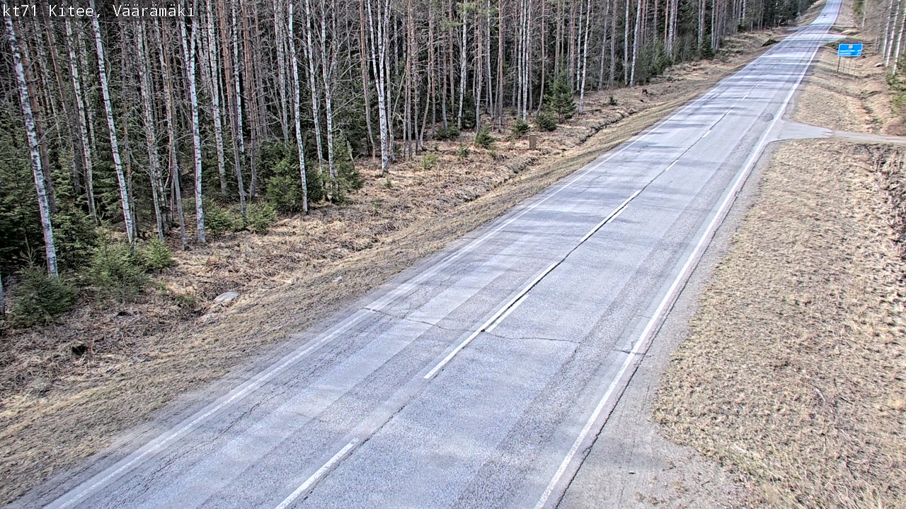Kelikamerat Kuva Tie 71 Kitee, Väärämäki, Kitee, Pohjois-Karjala