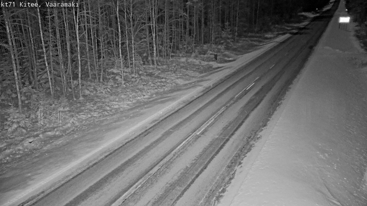 Kelikamerat Kuva Tie 71 Kitee, Väärämäki, Kitee, Pohjois-Karjala