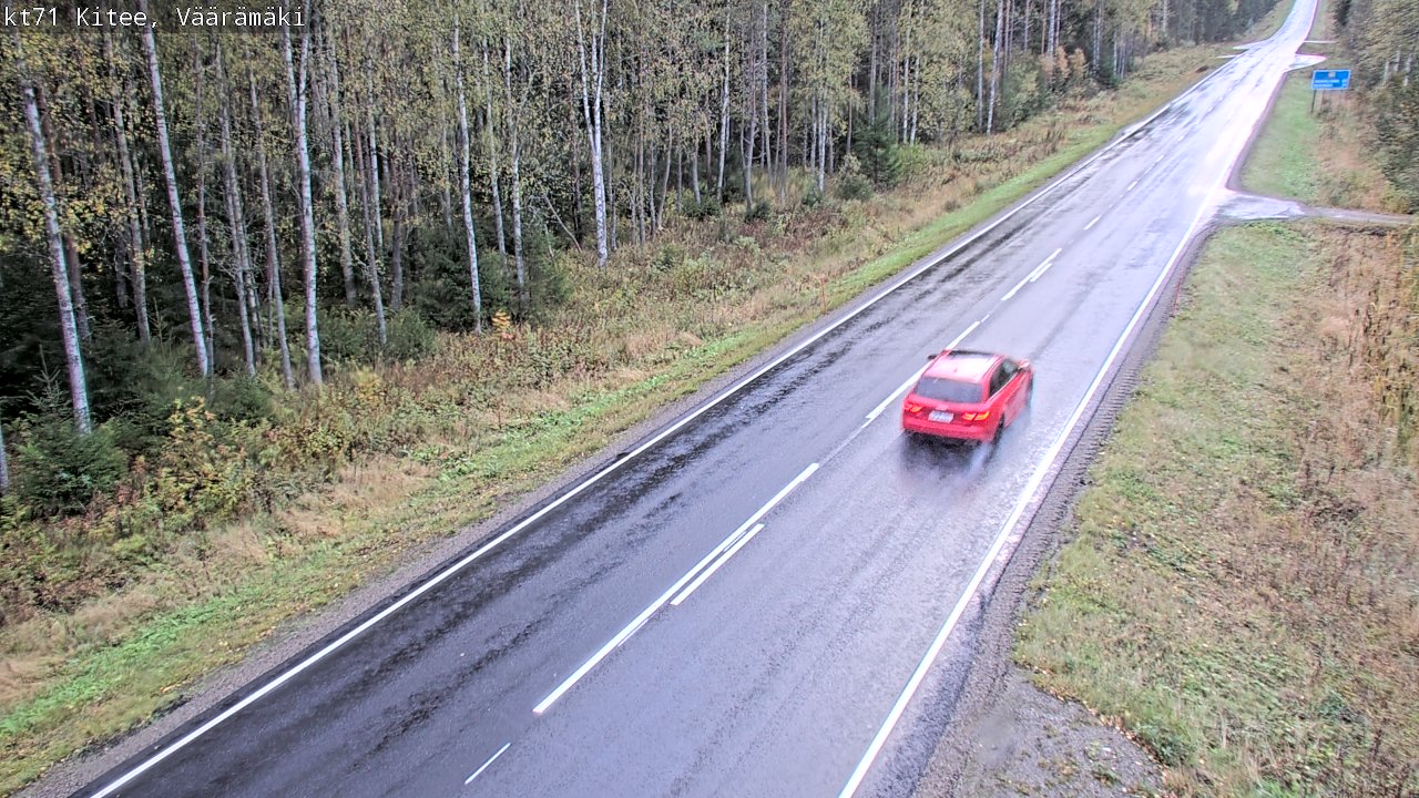 Kelikamerat Kuva Tie 71 Kitee, Väärämäki, Kitee, Pohjois-Karjala