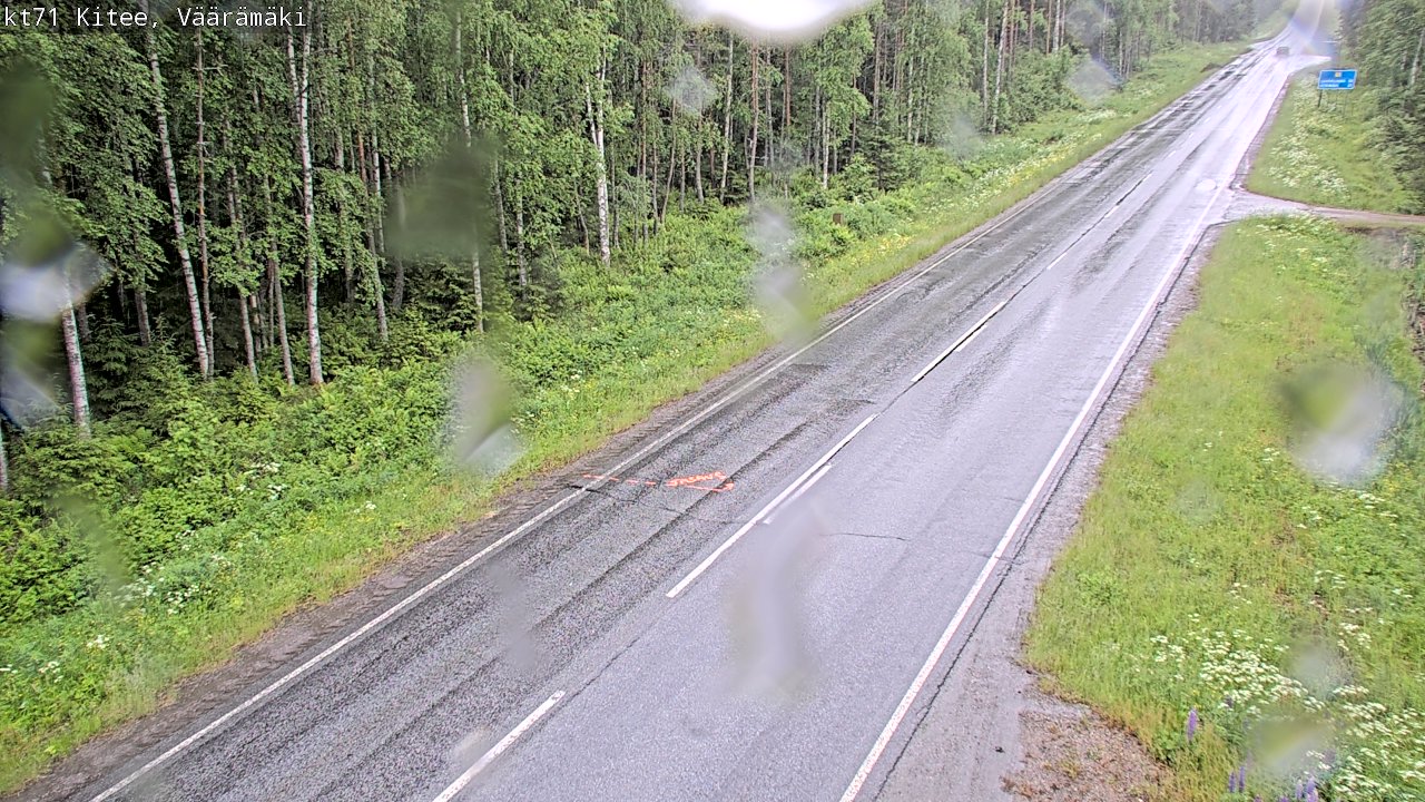 Kelikamerat Kuva Tie 71 Kitee, Väärämäki, Kitee, Pohjois-Karjala