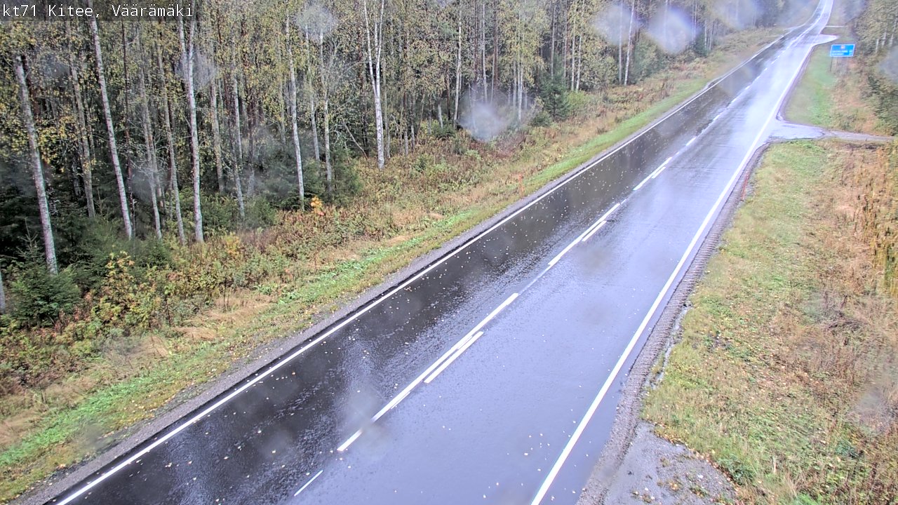 Weather Camera Image Road 71 Väärämäki, Kitee, Pohjois-Karjala