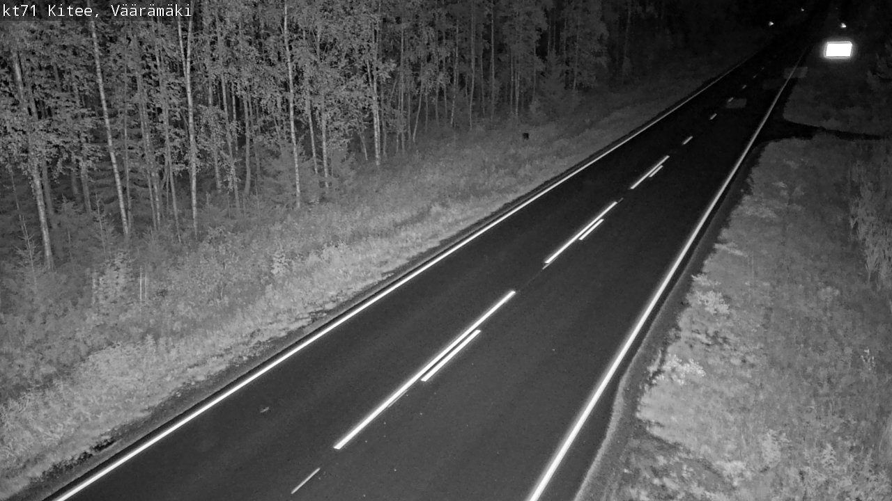 Kelikamerat Kuva Tie 71 Kitee, Väärämäki, Kitee, Pohjois-Karjala