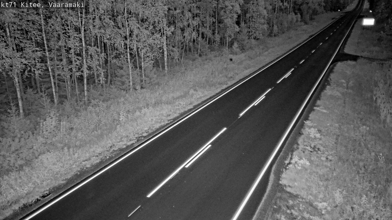 Kelikamerat Kuva Tie 71 Kitee, Väärämäki, Kitee, Pohjois-Karjala