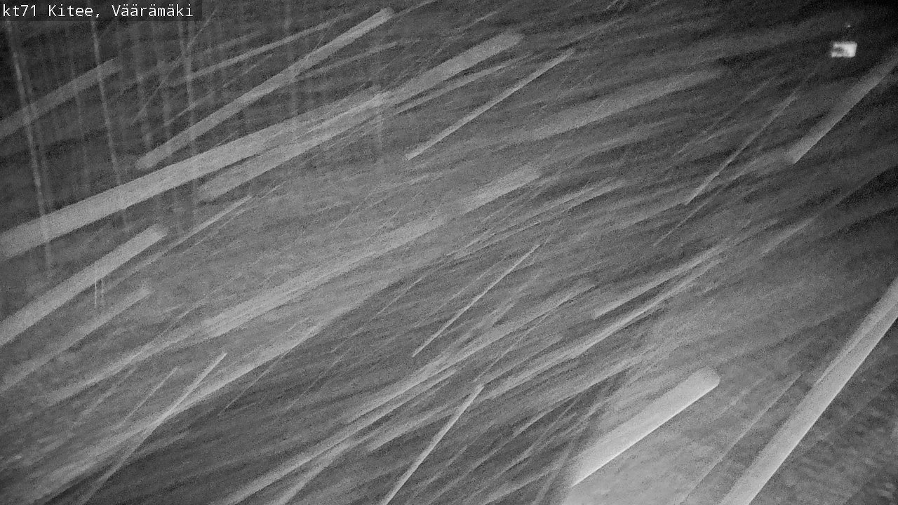 Weather Camera Image Väg 71 Väärämäki, Kitee, Pohjois-Karjala