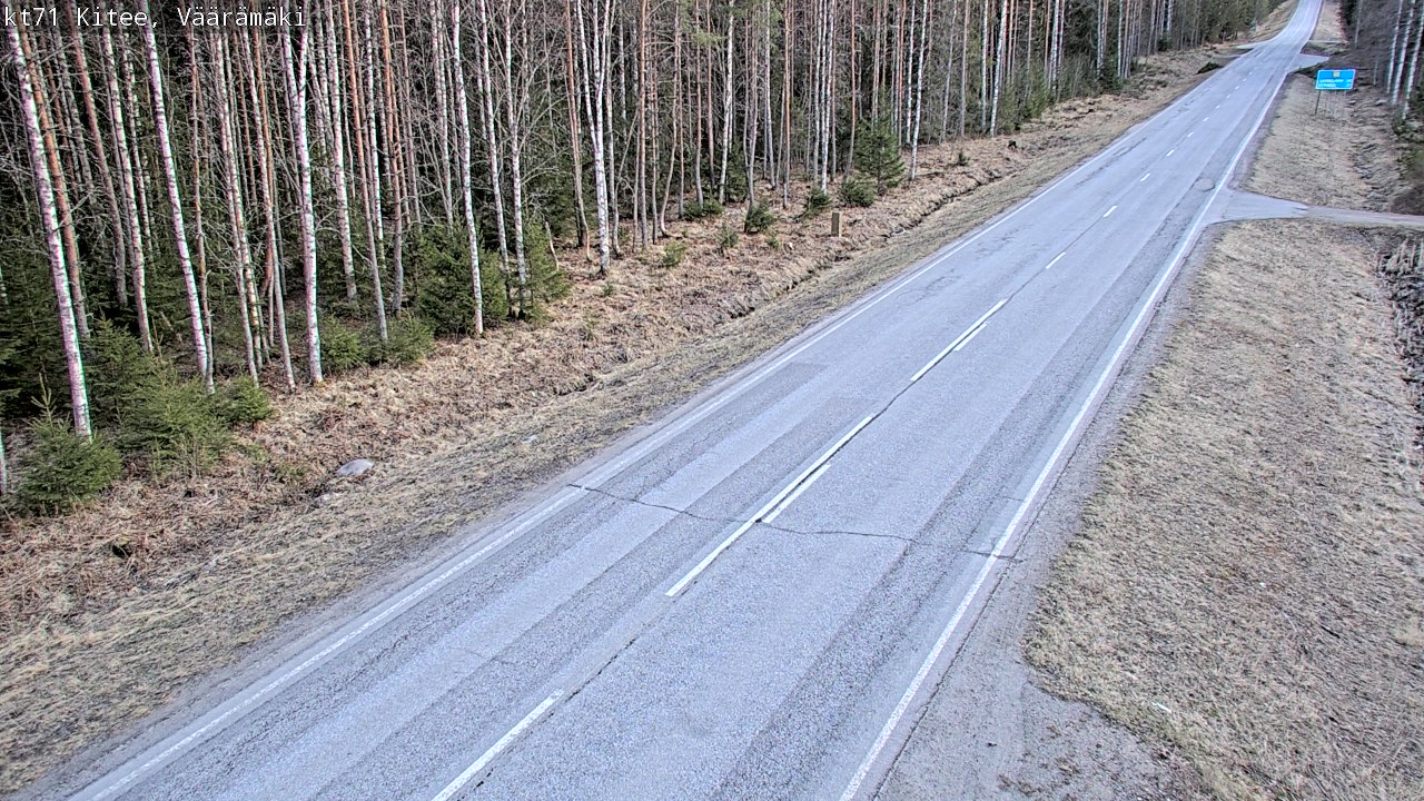 Kelikamerat Kuva Tie 71 Kitee, Väärämäki, Kitee, Pohjois-Karjala