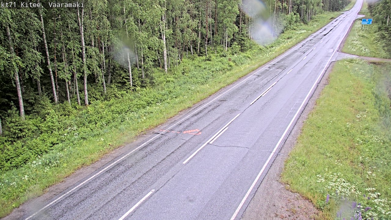 Kelikamerat Kuva Tie 71 Kitee, Väärämäki, Kitee, Pohjois-Karjala