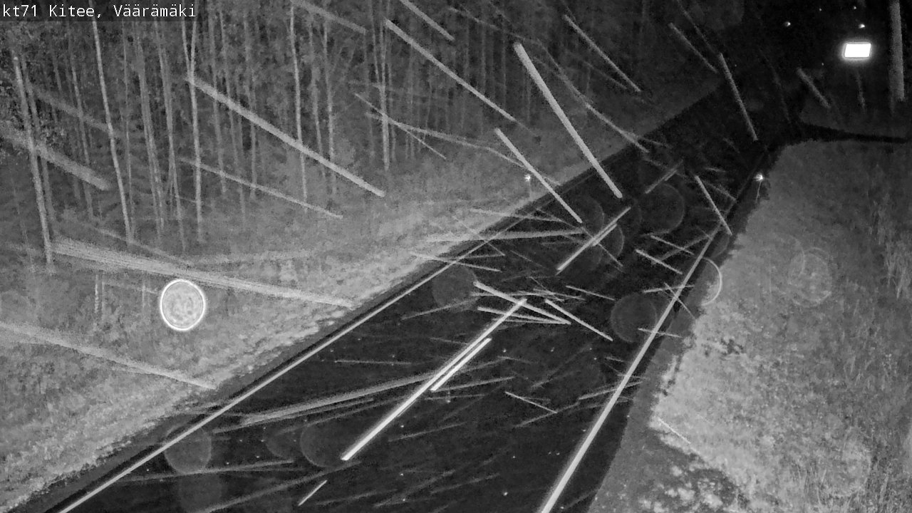Kelikamerat Kuva Tie 71 Kitee, Väärämäki, Kitee, Pohjois-Karjala