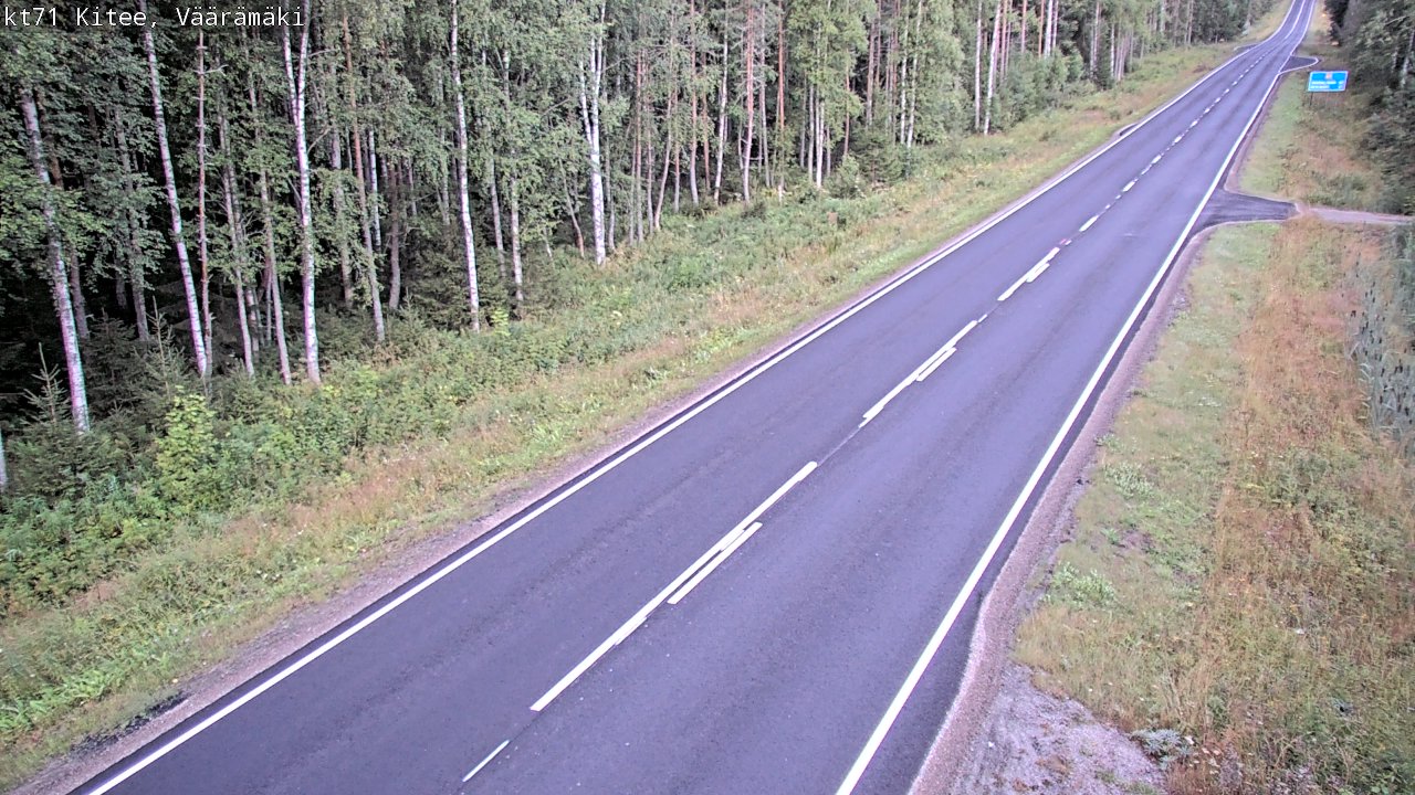 Kelikamerat Kuva Tie 71 Kitee, Väärämäki, Kitee, Pohjois-Karjala