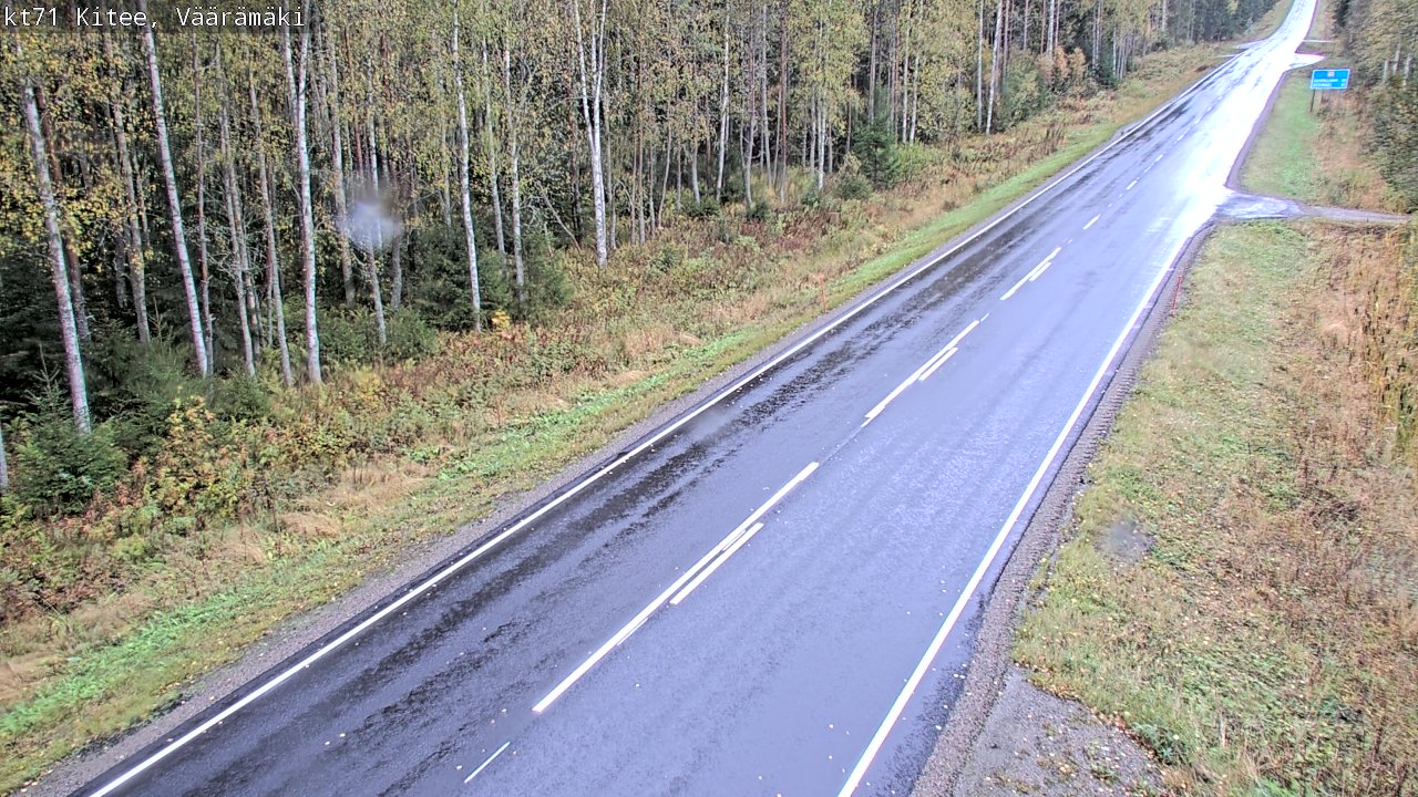 Kelikamerat Kuva Tie 71 Kitee, Väärämäki, Kitee, Pohjois-Karjala