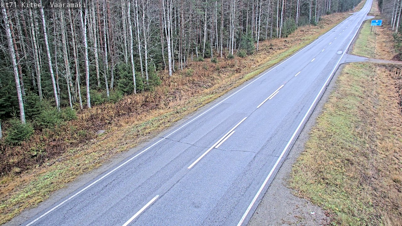 Kelikamerat Kuva Tie 71 Kitee, Väärämäki, Kitee, Pohjois-Karjala